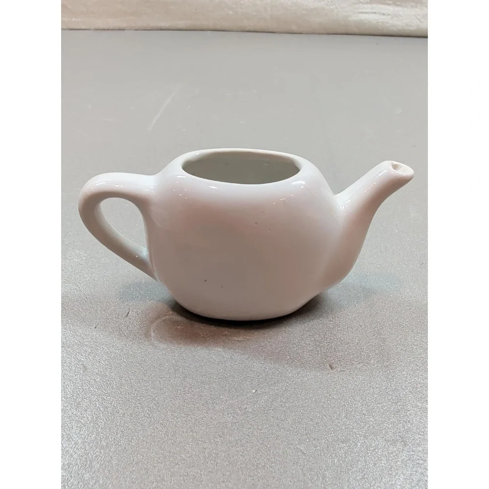 Vintage Miniature Porcelain Tea Set 13pc Floral Strombecker Keywick Dollhouse